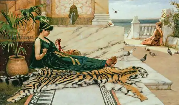 Godward, John William: La peau du tigre