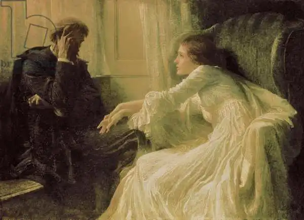 Dicksee, Frank: Confession
