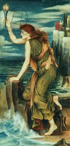 Morgan, Evelyn De: Héros en attente du retour de Leander