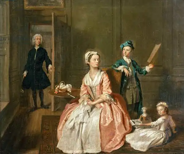 Highmore, Joseph: Pièce de conversation, probablement de la famille de l
