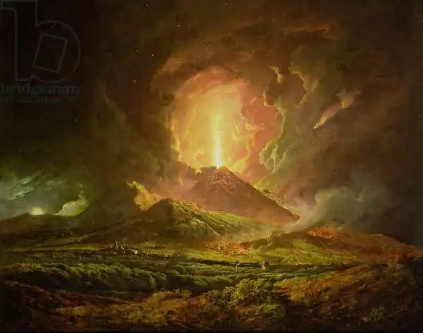 Wright, Joseph: An Eruption of Vesuvius, seen from Portici
