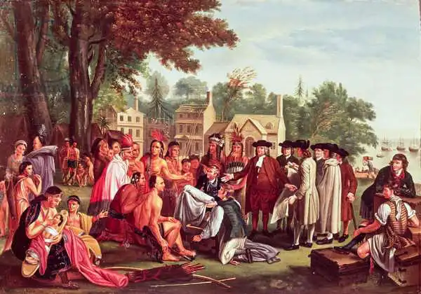 West, Benjamin: William Penn Treaty with the Indians in 1683