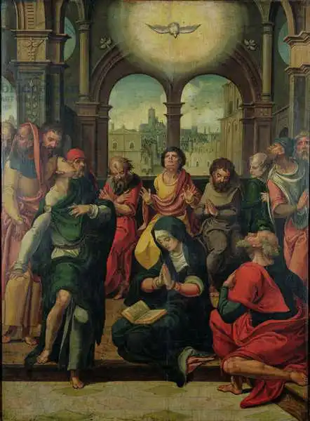 Coecke van Aelst, Pieter: Descent of the Holy Ghost