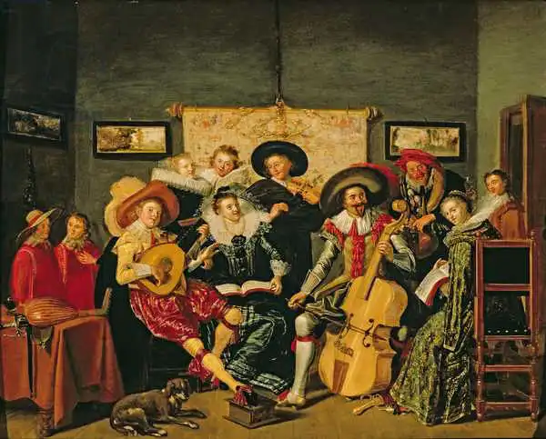 Hals, Dirck: A Musical Party