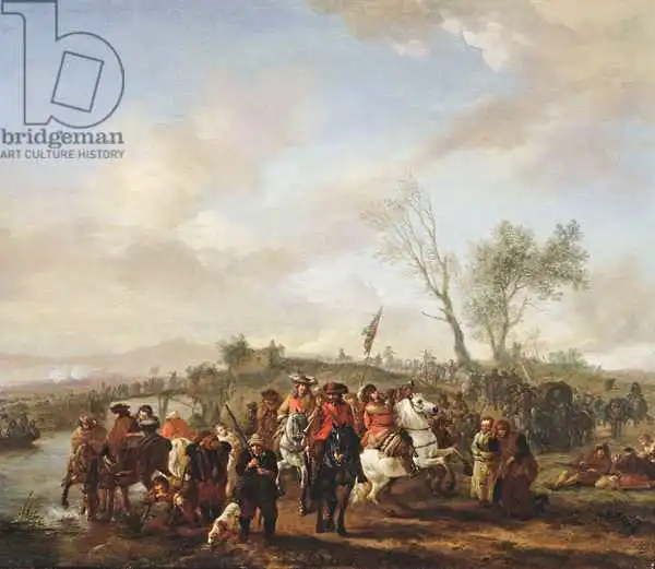 Wouwerman, Philips: An army on the march