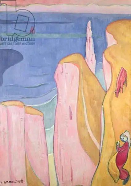 Bernard, Emile: The Cliffs of Yport