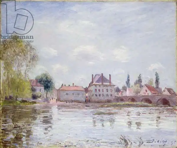 Alfred Sisley: The Bridge at Moret-sur-Loing | Landscapes