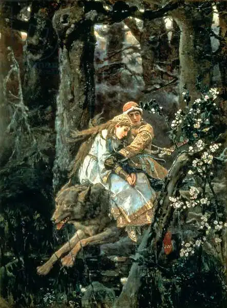 Vasnetsov, Victor Mikhailovich: Prince Ivan on the Grey Wolf