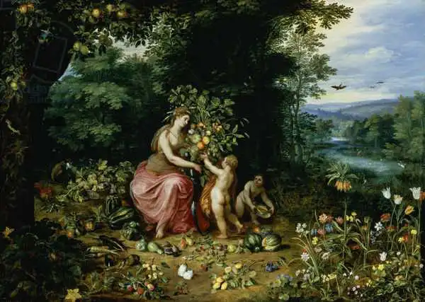 Brueghel, Jan, the younger: Allegory of Abundance