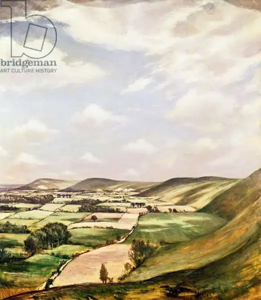 Nevinson, Christopher Richard Wynne: Paysage du Sussex