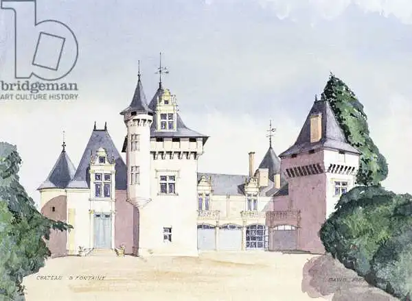 Herbert, David: Château une fontaine