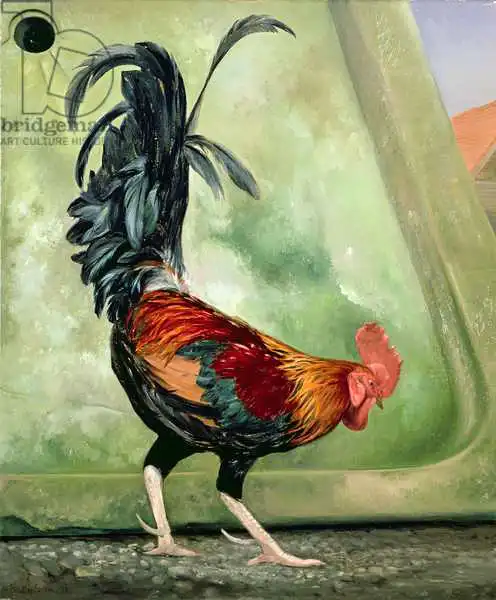 Easton, Timoth: Popinjay, detail showing cockerel