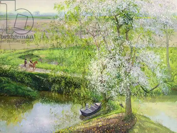 Easton, Timoth: Flowering Apple Tree and Willow