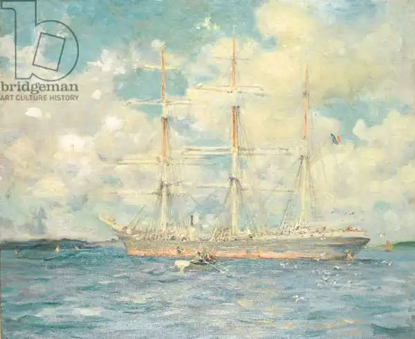 Tuke, Henry Scott: Une barque française dans la baie de Falmouth