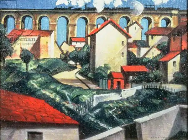 Nevinson, Christopher Richard Wynne: The Viaduct