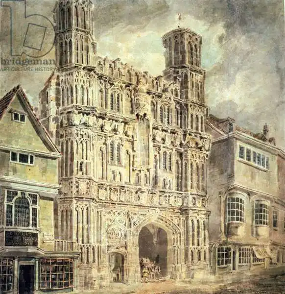 Turner, William: Christchurch Gate, Canterbury, c.1792-93