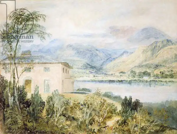 Turner, William: Tent Lodge, by Coniston Water, 1818