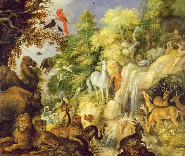 Savery, Roelandt Jacobsz: Orpheus with Birds and Beasts