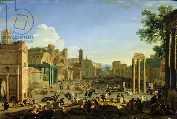 Swanevelt, Herman van: View of the Campo Vaccino in Rome