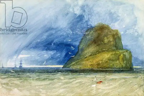 Cotman, John Sell: The Bass Rock, Schottland, c. 1833-35