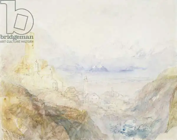 Turner, William: No.0588 Hoscenthal, automne de St. Gothard, matin