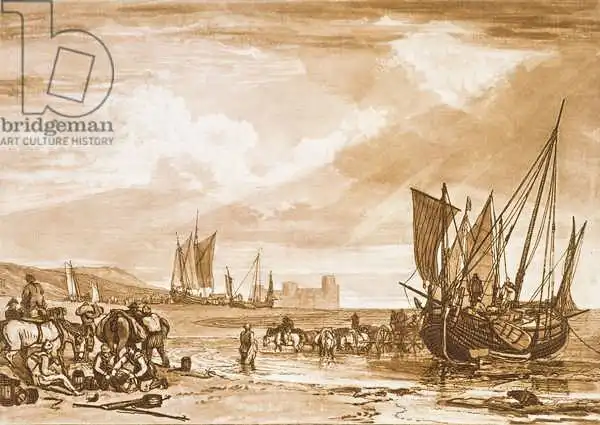 Turner, William: F.4.I Scene on the French Coast, from the 