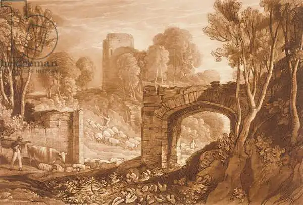 Turner, William: F.67.I East Gate, Winchelsea, from the 