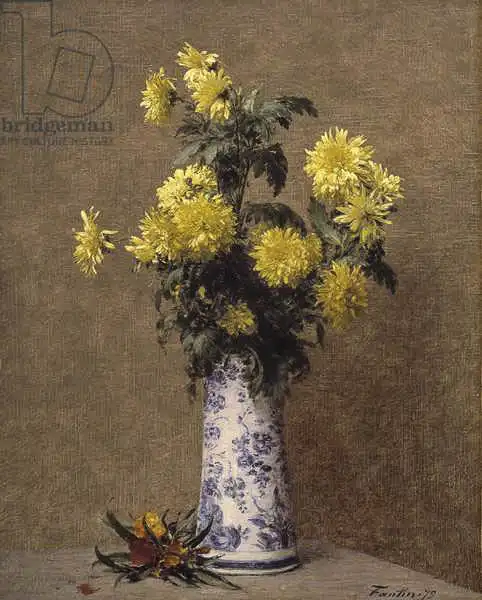 Fantin-Latour, Jean: Chrysanthemums