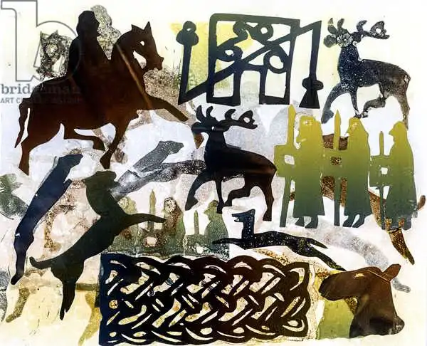 Wallington, Glori: Pictish symbols and Lacing