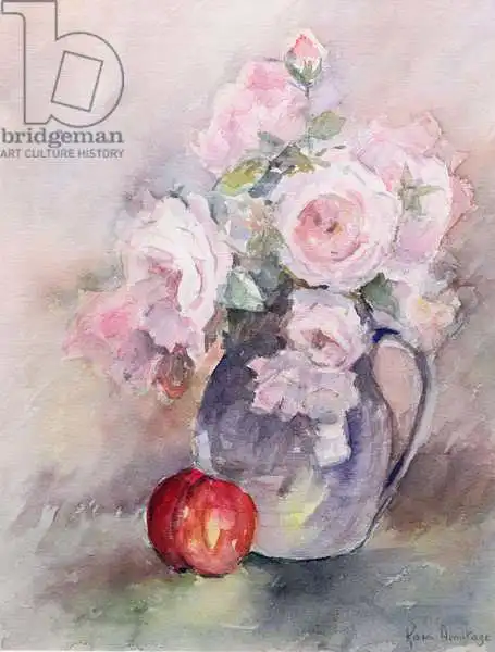 Armitage, Karen: Roses roses dans une cruche bleue