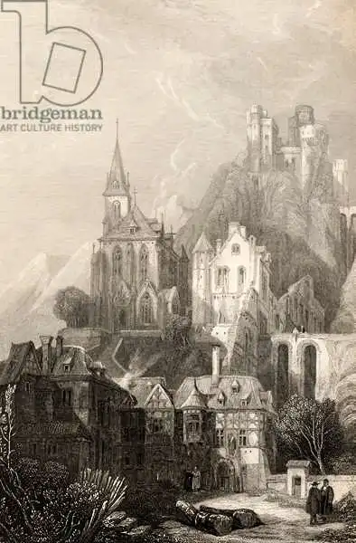 Roberts, David: Trarbach, eingraviert von E.I. Roberts, Illustration von 