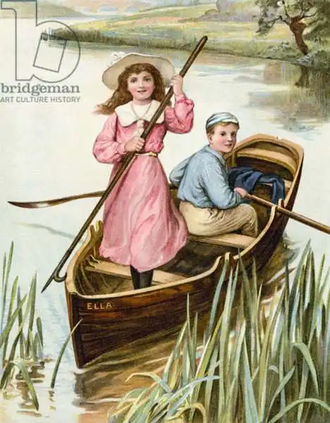 English school (20th century): En un viaje de exploración
