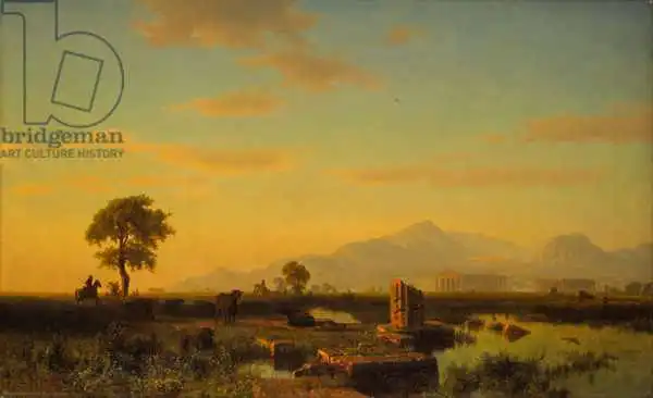 Bierstadt, Albert: Ruins of Paestum