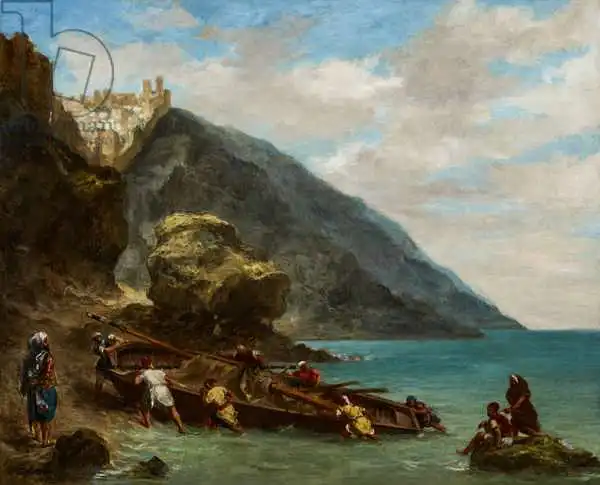 Delacroix, Eugene: View of Tangier from the Seashore, 1856-8