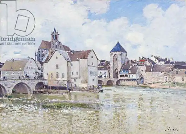 Sisley, Alfred: Le Pont de Moret