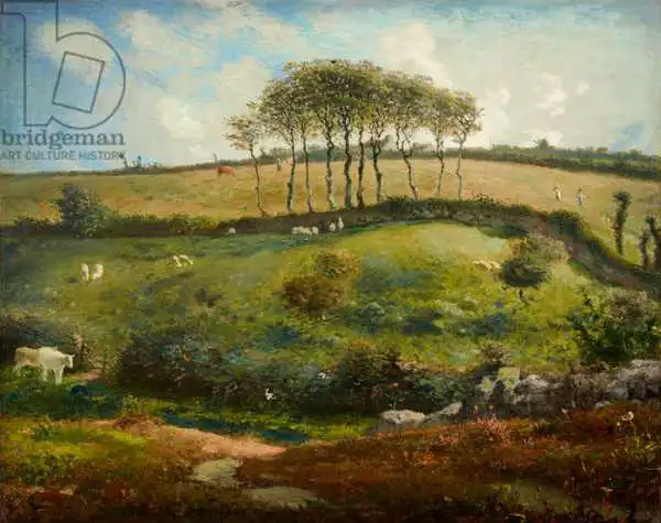 Jean-François Millet: Pasture near Cherbourg (Normandy), 1871-2