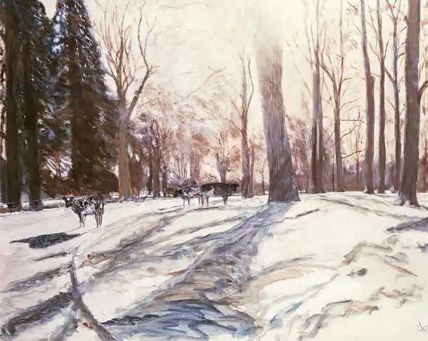 Stewart, Paul: Snow at Broadlands