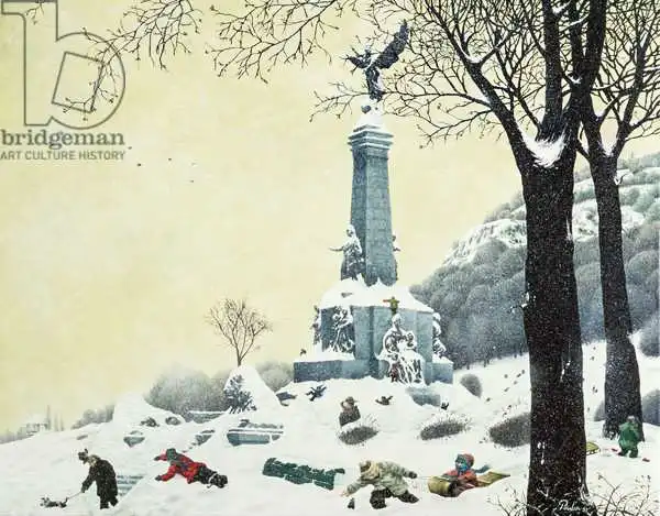 Poulin, Stephane: Im Park, Winter, aus den vier Spielzeiten in Quebec