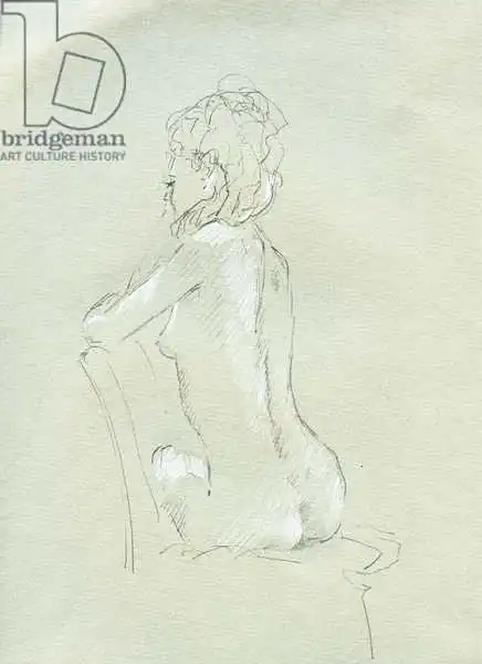 Seligman, Lincol: Vue de dos nu sur gris
