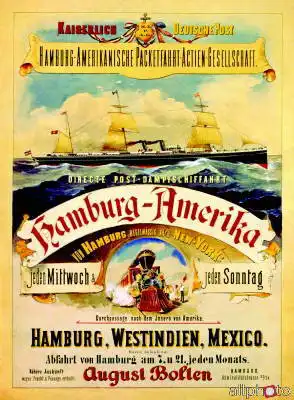 Unknown: Hamburg American Line