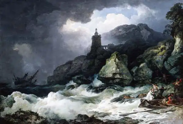 Loutherbourg, Philippe: Le naufrage