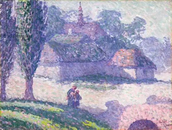 Bevan, Robert Polhill: Mydlow Village, Poland