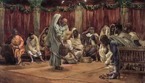 James Jacques Joseph Tissot Jesus Washing the Disciples Feet