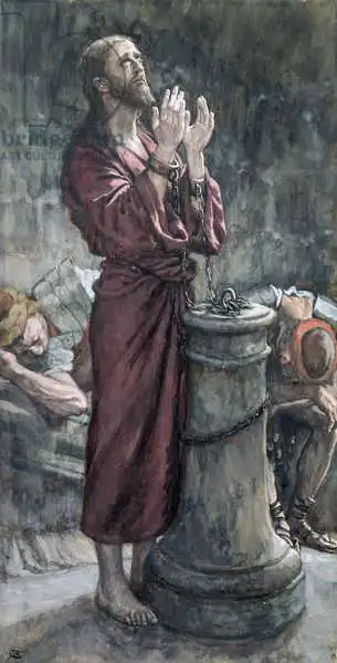 James Jacques Joseph Tissot Jesus in Prison illustration for