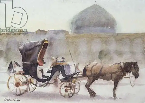 Chamberlain, Trevor: Horse and Carriage, Naghshe Jahan Square, Isfahan
