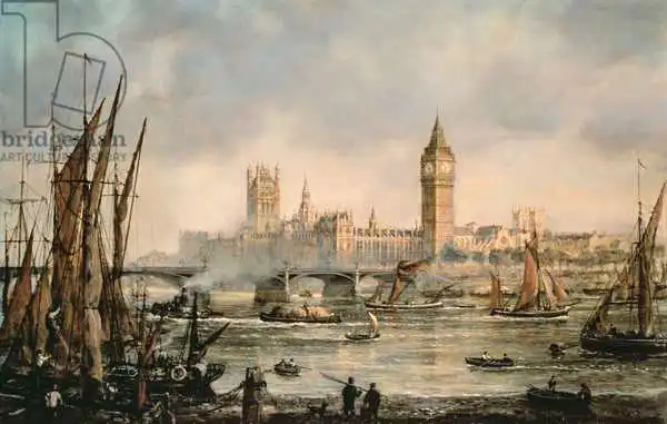 Willis, Richar: View of the Houses of Parliament from the River Thames