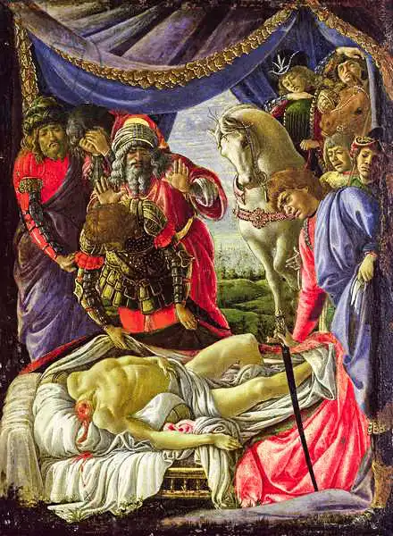 Botticelli, Sandro: Discovery of the Body of Holofernes (tempera) on panel