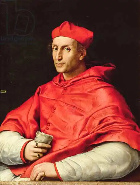 Raphael: Porträt von Kardinal Dovizzi de Bibbiena (1470-1520)