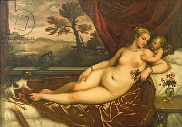 Tizian: Venus and Cupid