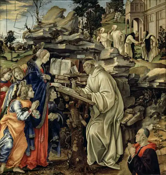 Lippi, Filippino: Vision of St. Bernard